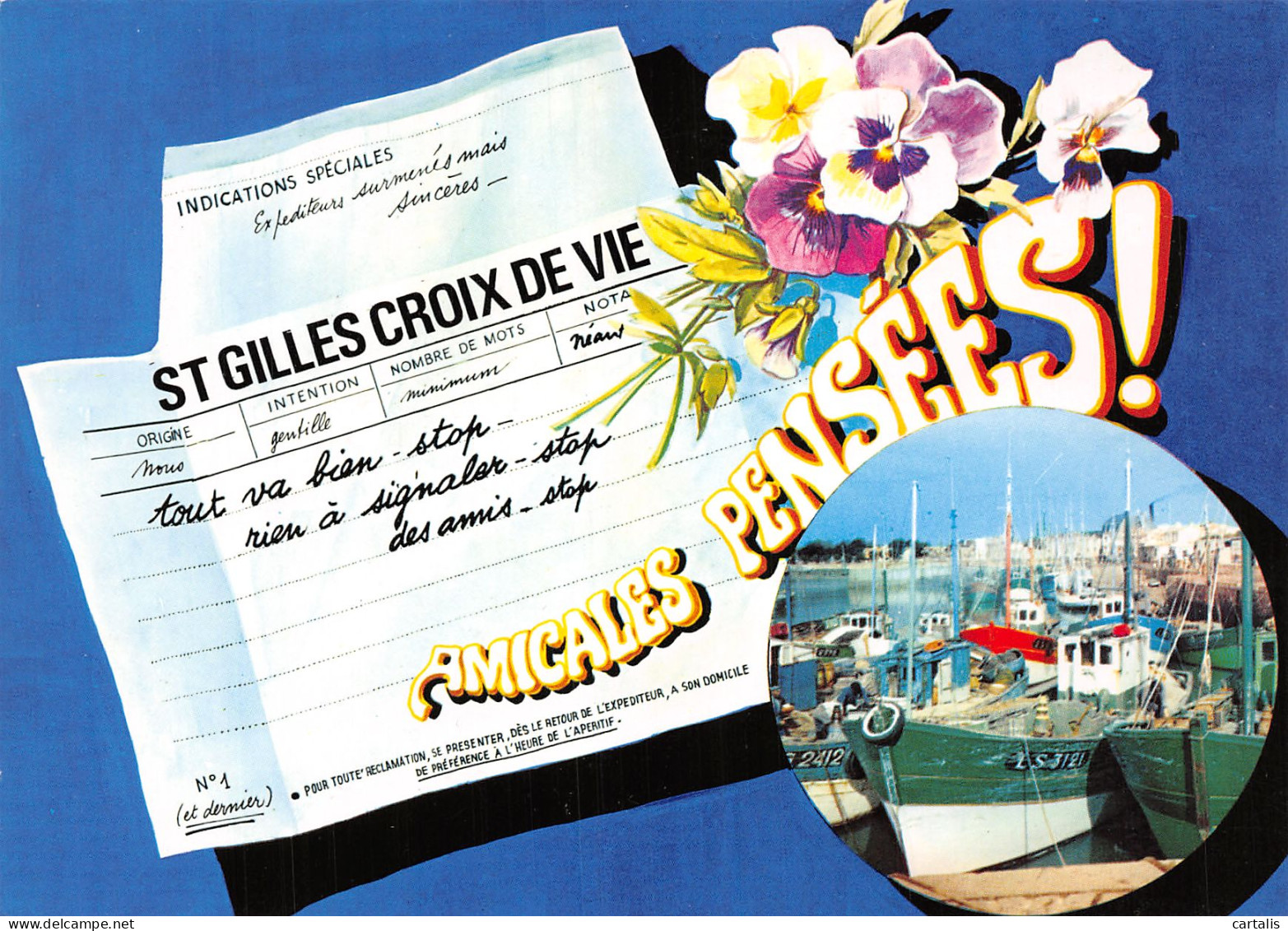 85-SAINT GILLES CROIX DE VIE-N°C4112-B/0277 - Saint Gilles Croix De Vie