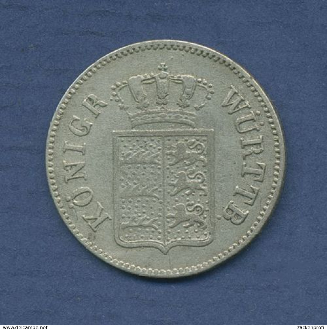 Württemberg 6 Kreuzer 1846, König Wilhelm I., J 68 Ss (m3987) - Groschen & Andere Kleinmünzen