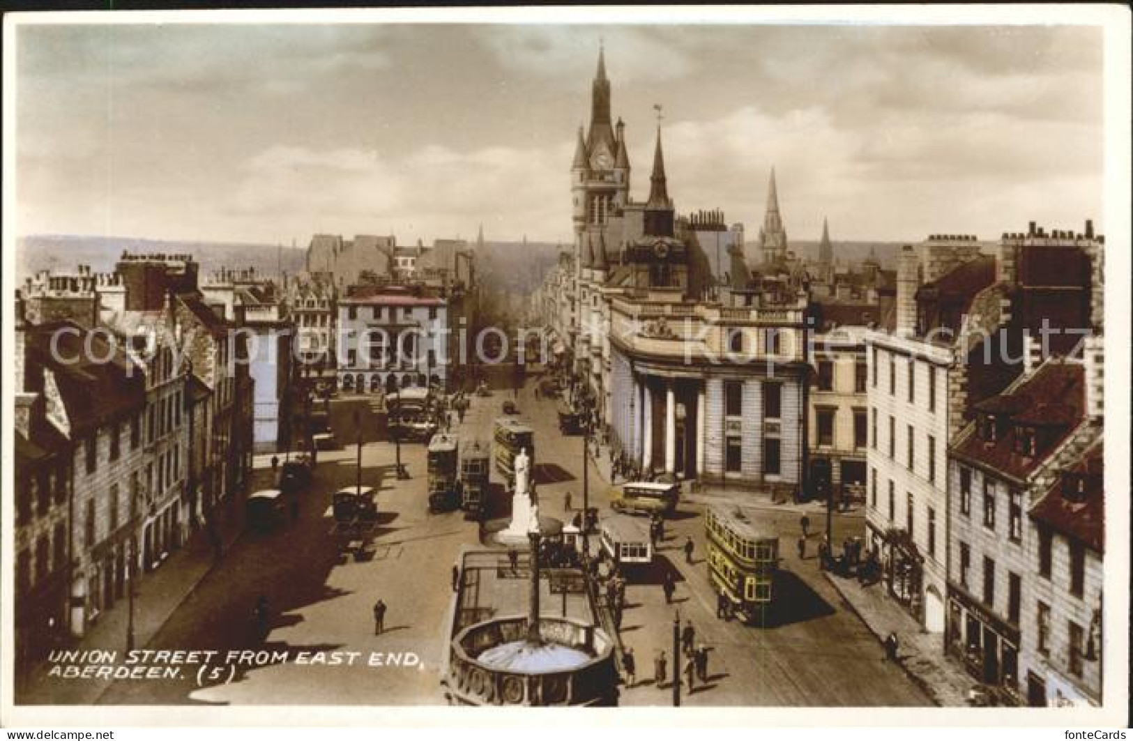 11732705 Aberdeen City Union Street Monument Tramway Aberdeen City - Other & Unclassified