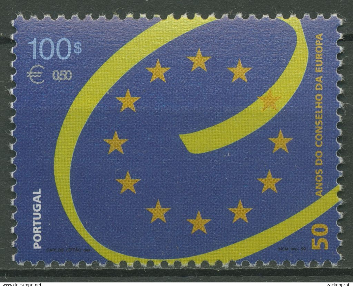 Portugal 1999 50 Jahre Europarat 2337 Postfrisch - Unused Stamps