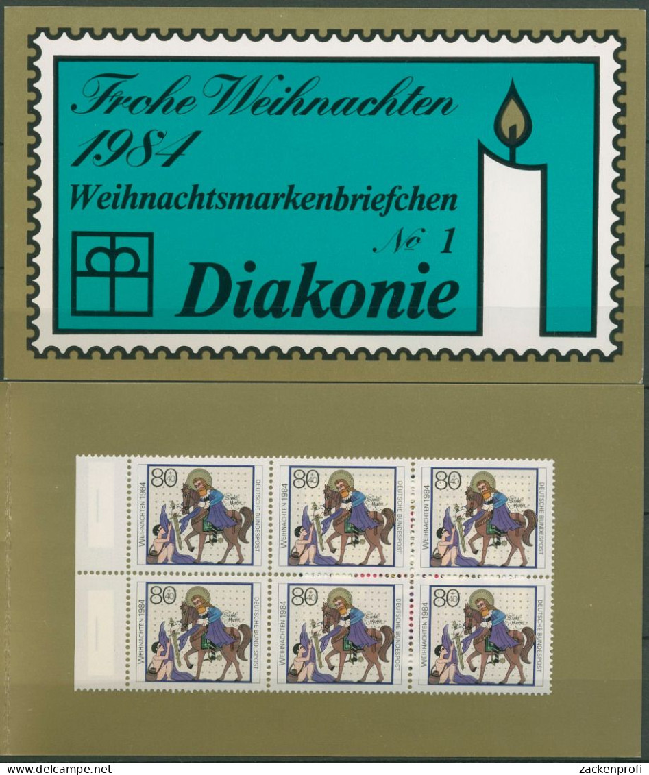 Bund Diakonie 1984 Weihnachten Markenheftchen (1233) MH W 1 Postfrisch (C60077) - Other & Unclassified