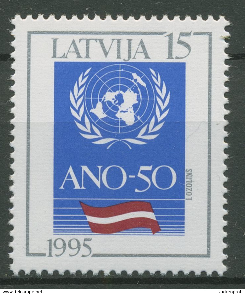 Lettland 1995 50 Jahre Vereinte Nationen UNO 394 Postfrisch - Lettland