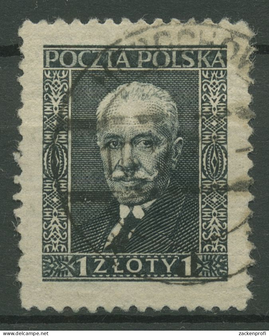 Polen 1928 Präsident Ignacy Moscicki 258 V Gestempelt - Gebraucht