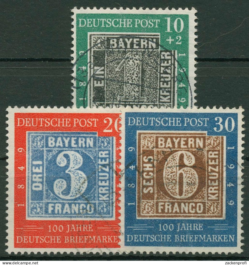 Bund 1949 100 Jahre Deutsche Briefmarken 113/15 Gestempelt - Usados