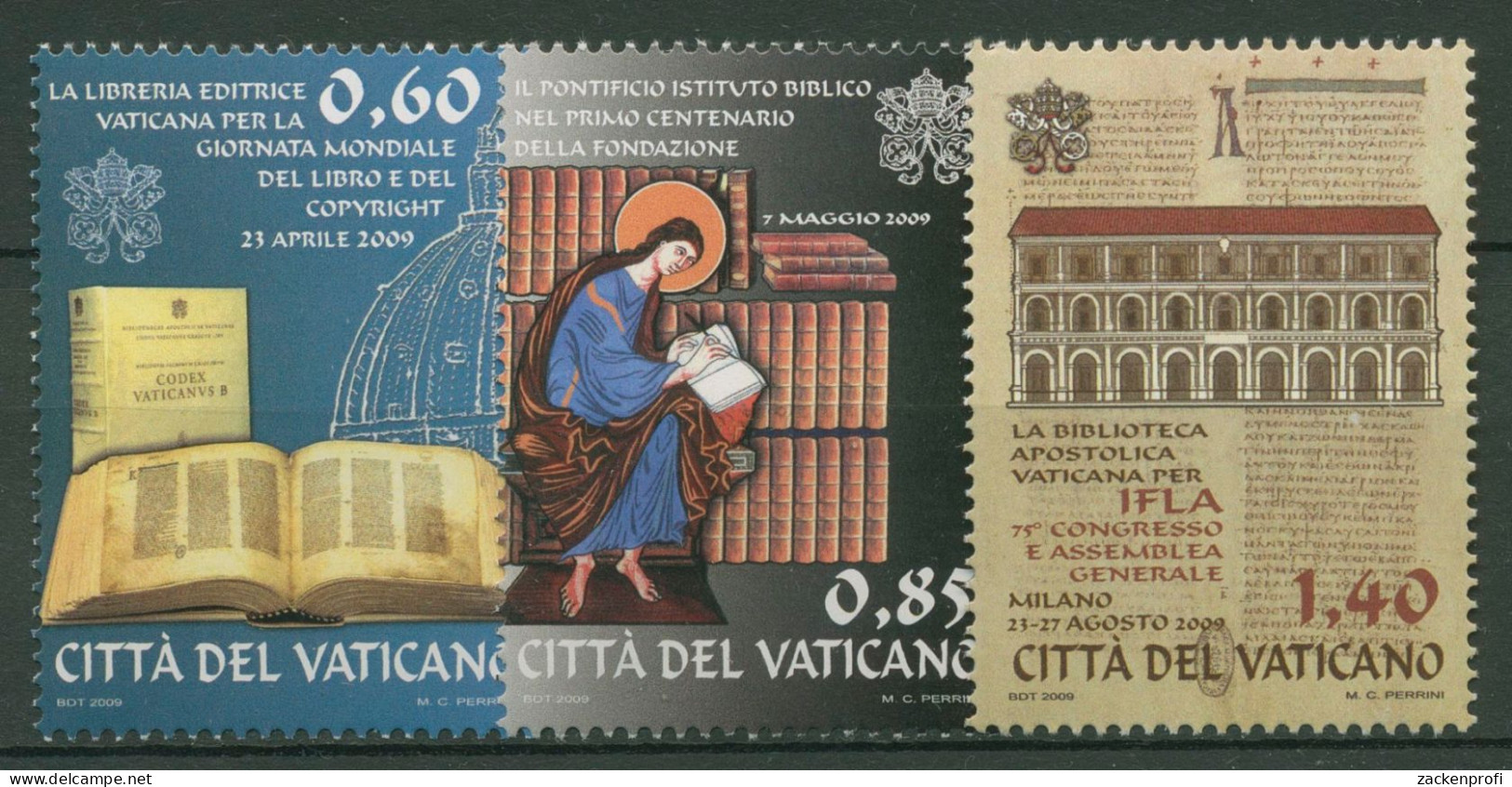 Vatikan 2009 Literatur Jahr Des Buches 1642/44 Postfrisch - Nuovi