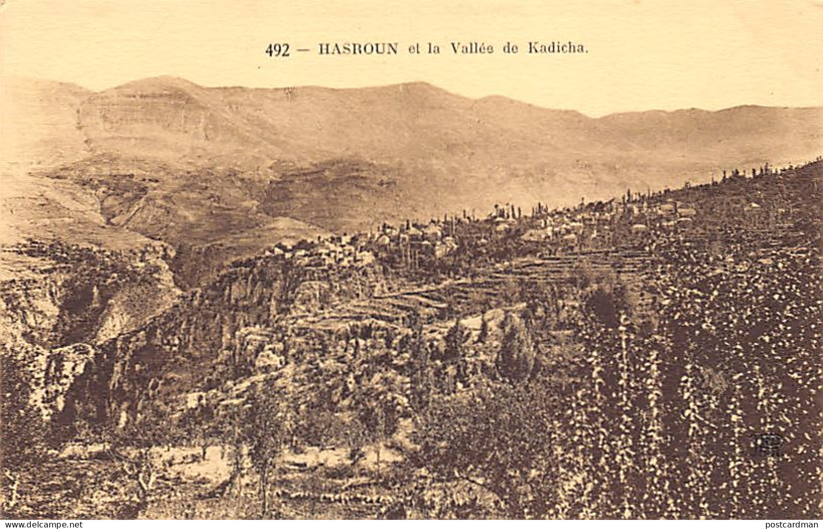 Liban - HASROUN - Vallée De La Kadisha - Ed. Neurdein Frères 492 - Libanon