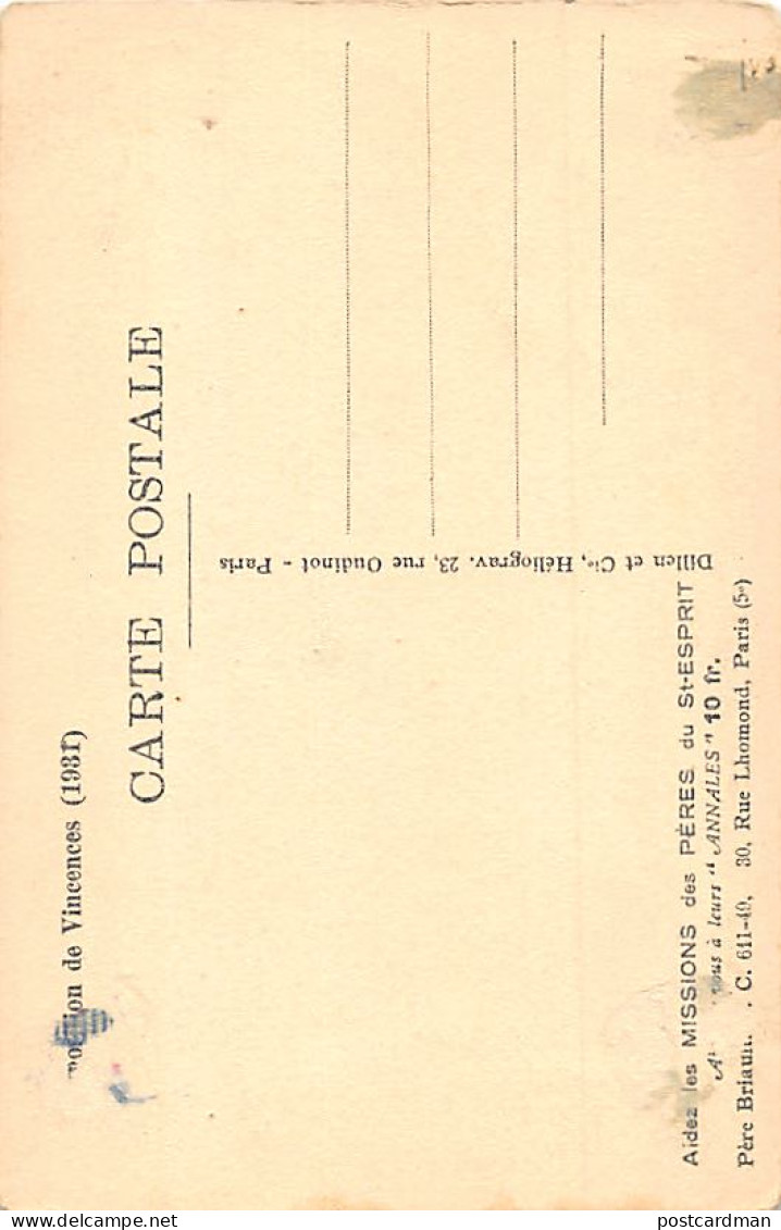 Centrafrique - Exposition Coloniale De 1931 - Salle De L'A.E.F. - Artisanat Chrétien De L'Oubangui-Chari - Ed. Pères Du  - Repubblica Centroafricana
