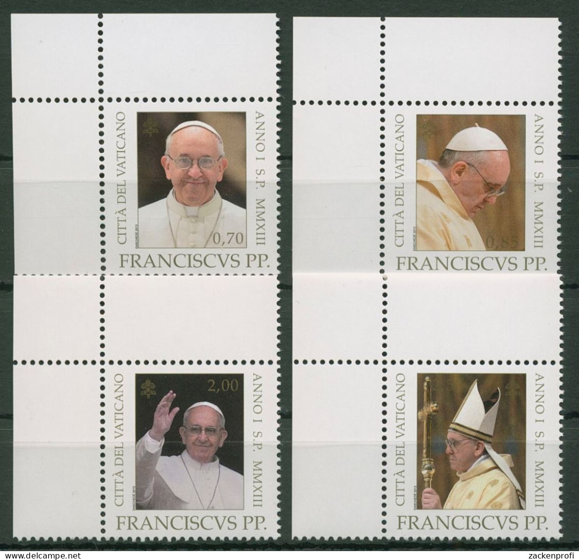 Vatikan 2013 Wahl Von Papst Franziskus 1766/69 Postfrisch - Nuovi