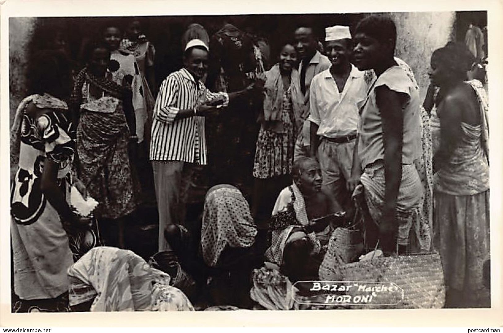Comores - GRANDE COMORE - Moroni - Bazar Marché - CARTE PHOTO - Comoren