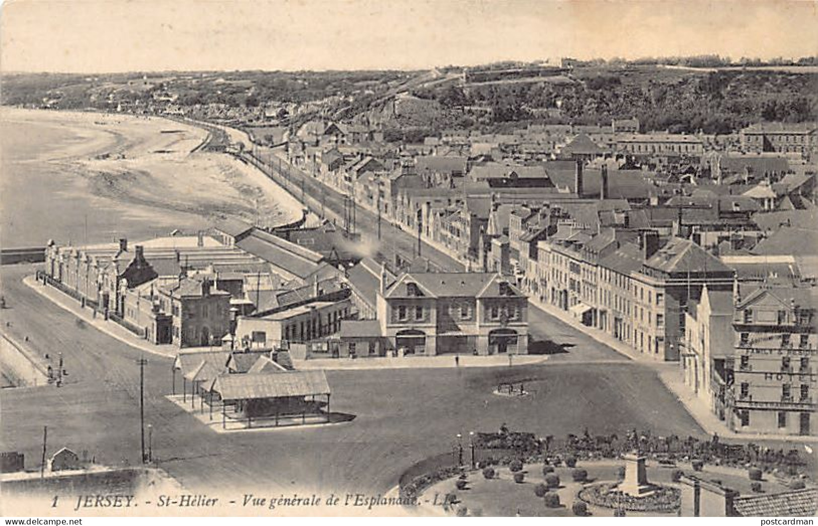 Jersey - ST. HELIER - Vue Générale De L'Esplanade - Publ. L.L. Levy & Son 1 - Other & Unclassified