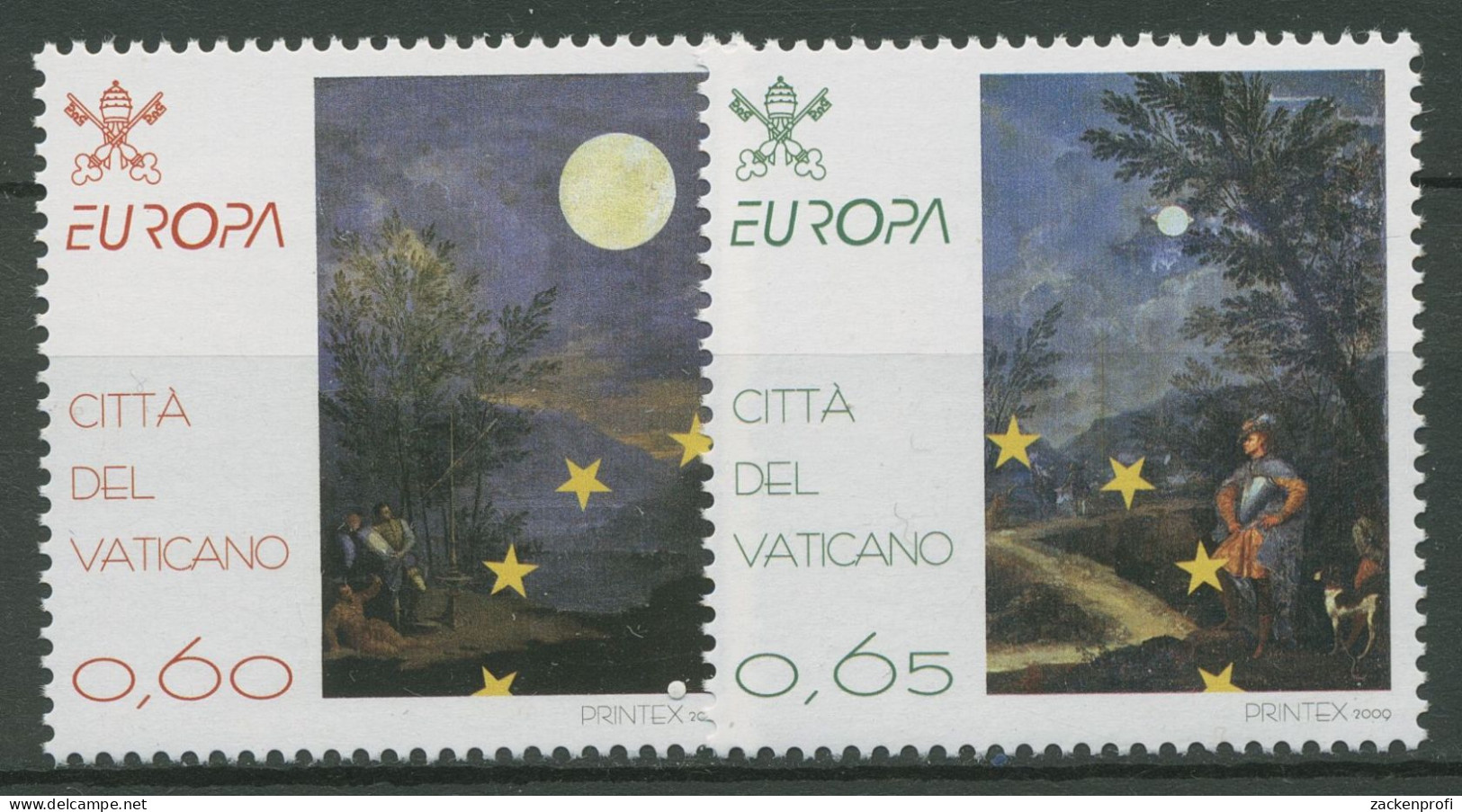 Vatikan 2009 Europa CEPT Astronomie Gemälde 1638/39 Postfrisch - Ungebraucht
