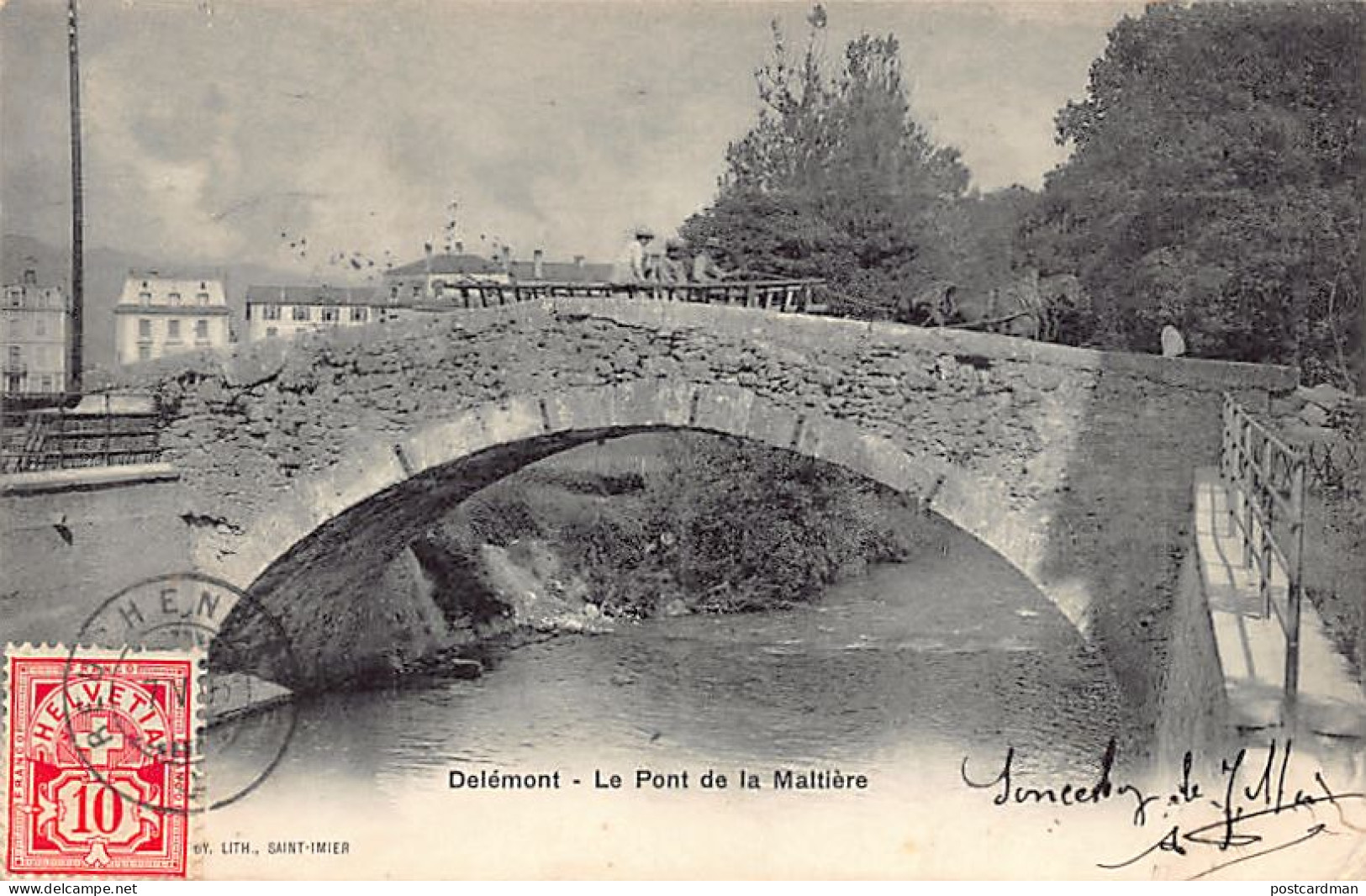 DELÉMONT (JU) Le Pont De La Maltière - Ed. Inconnu  - Delémont