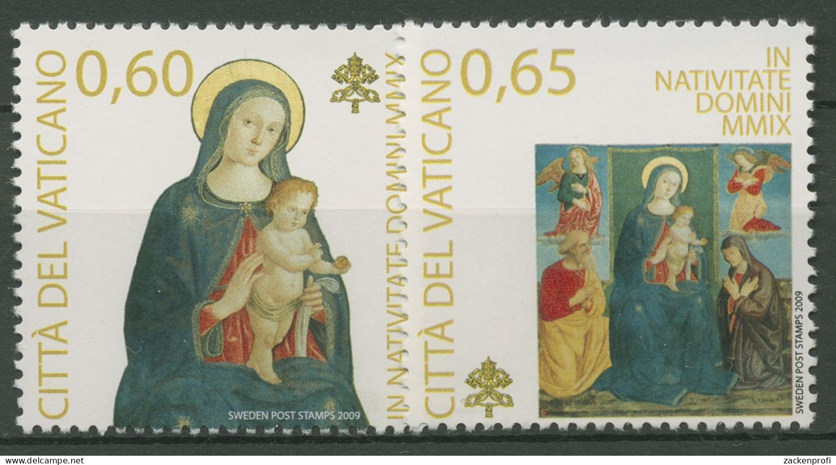 Vatikan 2009 Weihnachten Gemälde 1659/60 Postfrisch - Unused Stamps