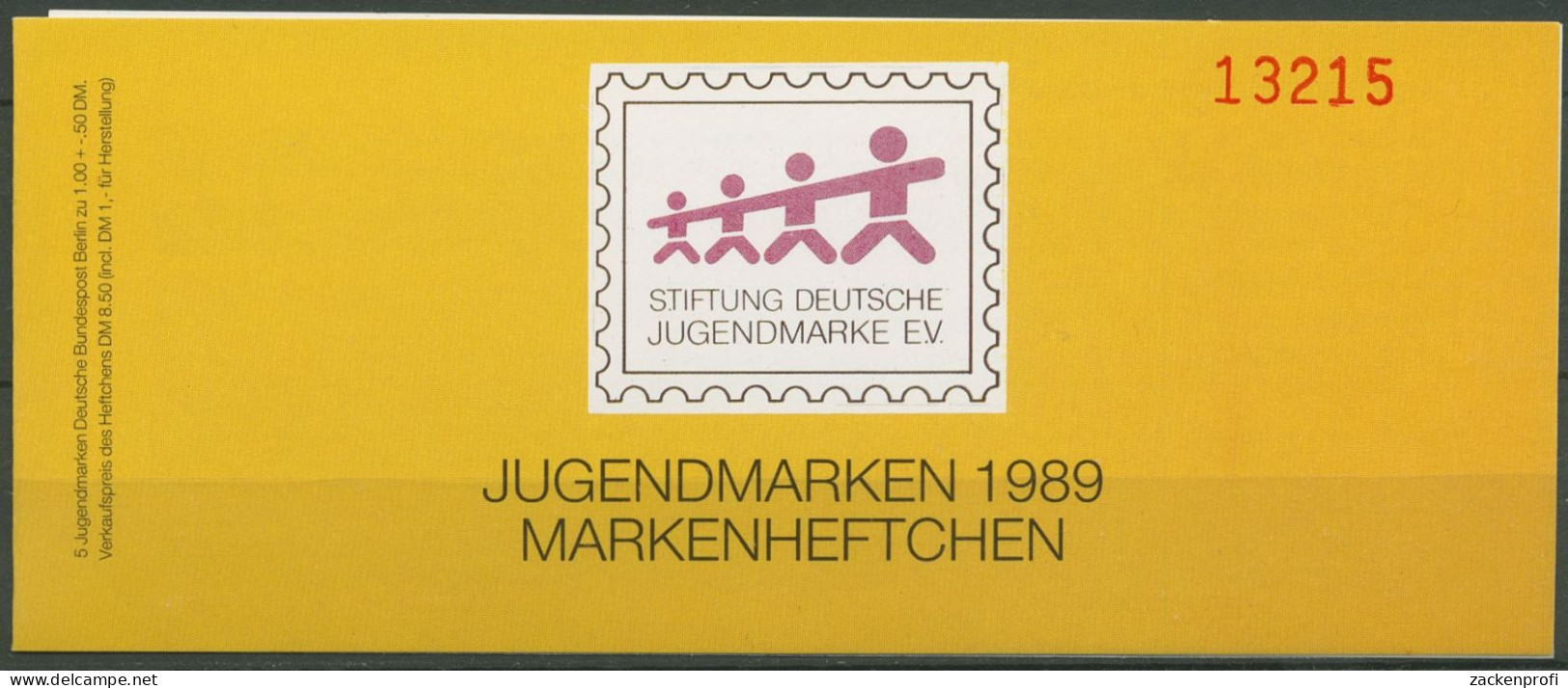 Berlin Jugendmarke 1989 Zirkus Markenheftchen 841 MH Postfrisch (C60182) - Booklets