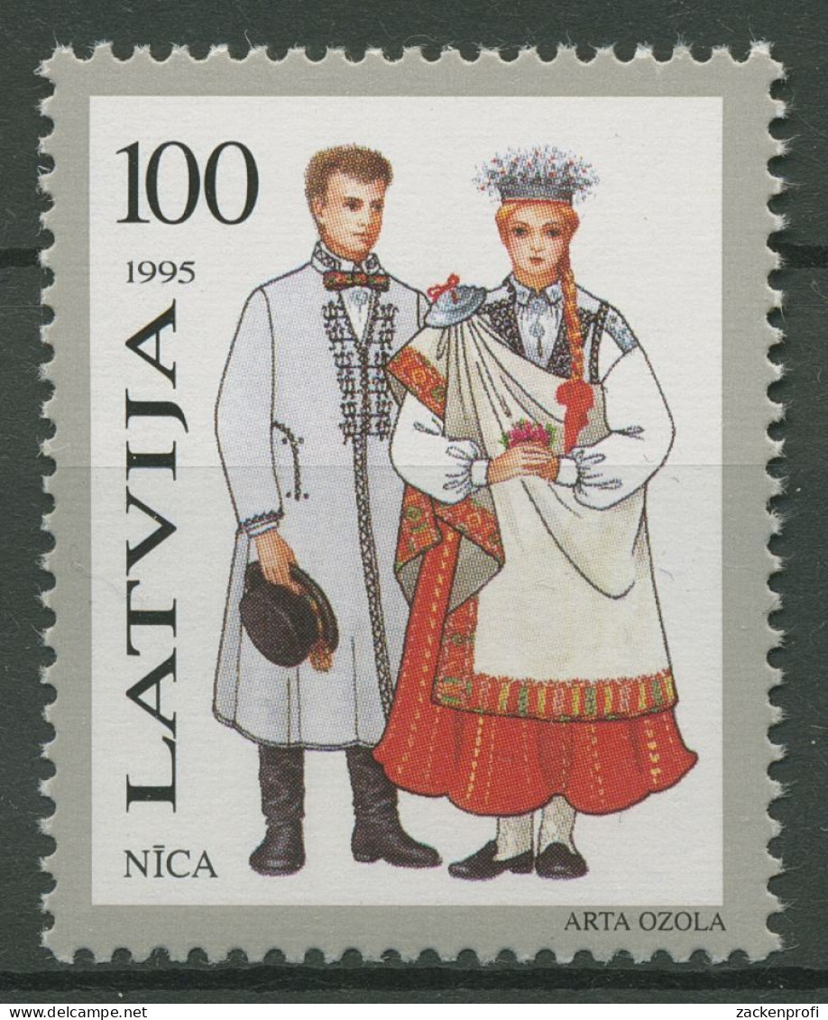 Lettland 1995 Trachten Blockeinzelmarke 408 Postfrisch - Lettland
