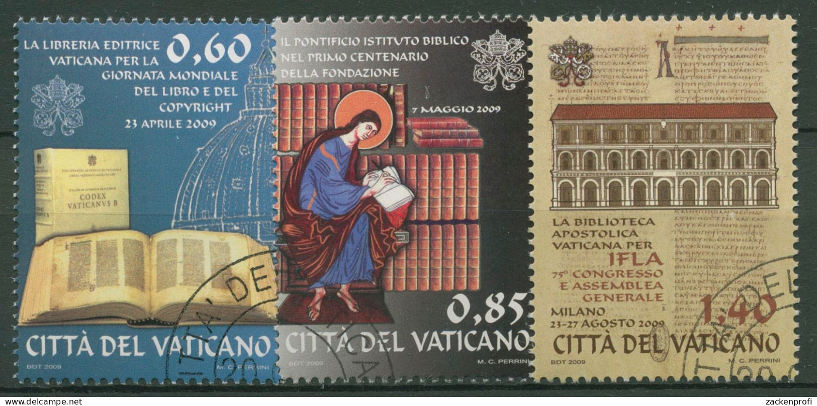 Vatikan 2009 Literatur Jahr Des Buches 1642/44 Gestempelt - Usati