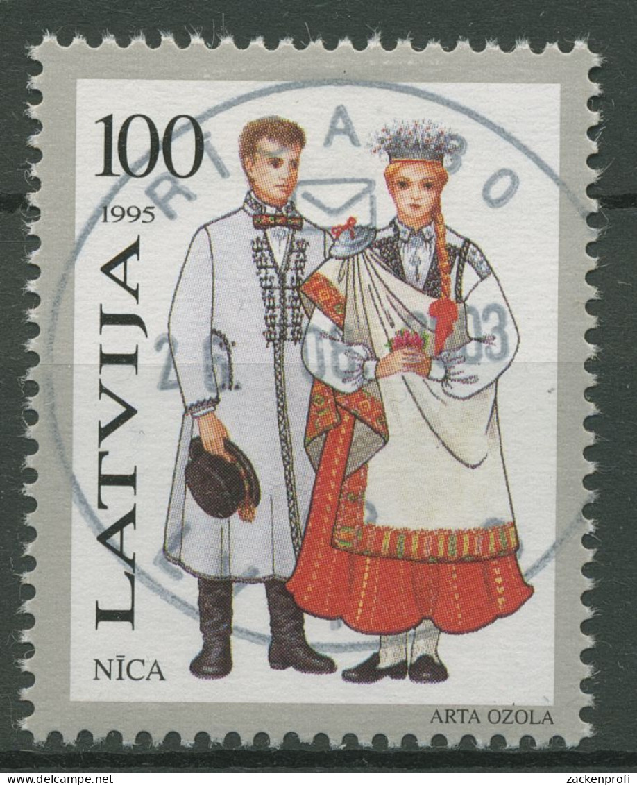 Lettland 1995 Trachten Blockeinzelmarke 408 Gestempelt - Lettland