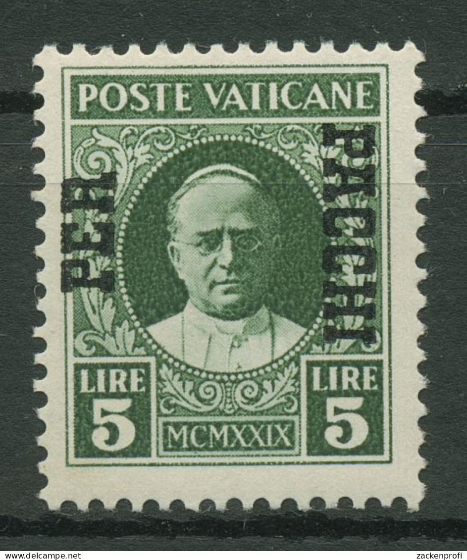 Vatikan 1931 Paketmarken Papst PiusXI. PA 12 Postfrisch - Parcel Post