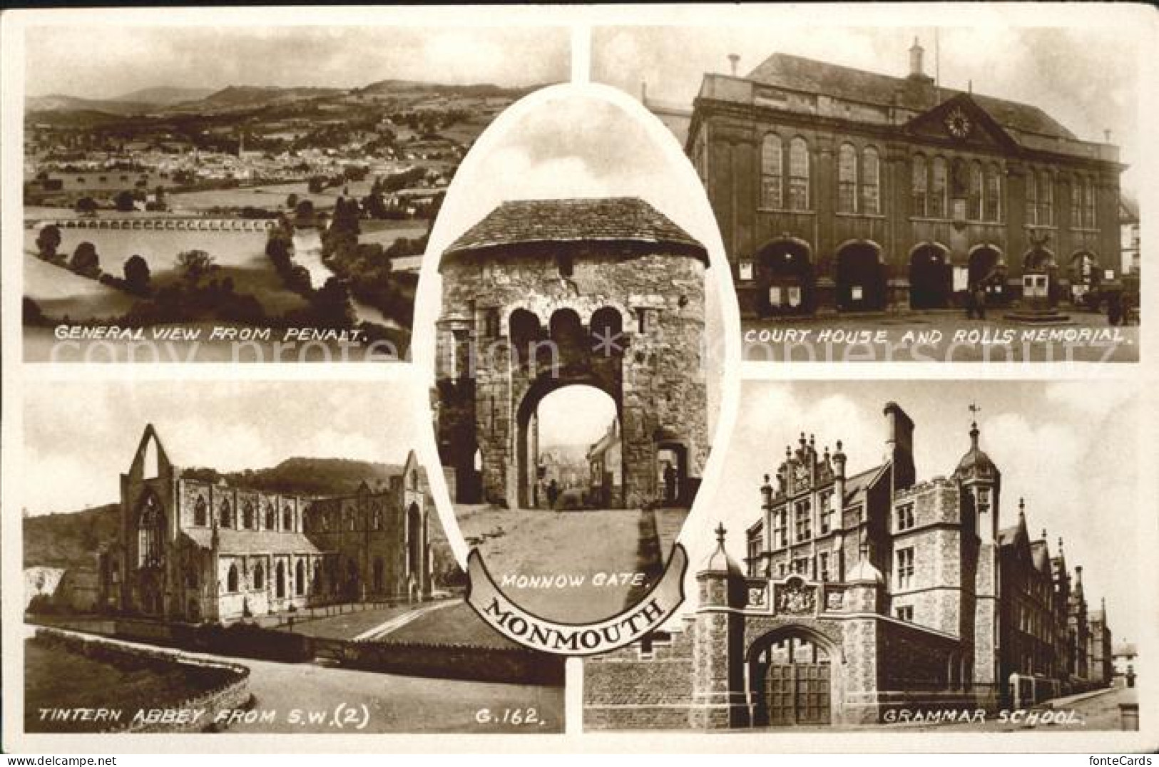 11732679 Monmouth Wales Court Haouse Rolls Memorial Tintern Abbey School Monnow  - Otros & Sin Clasificación
