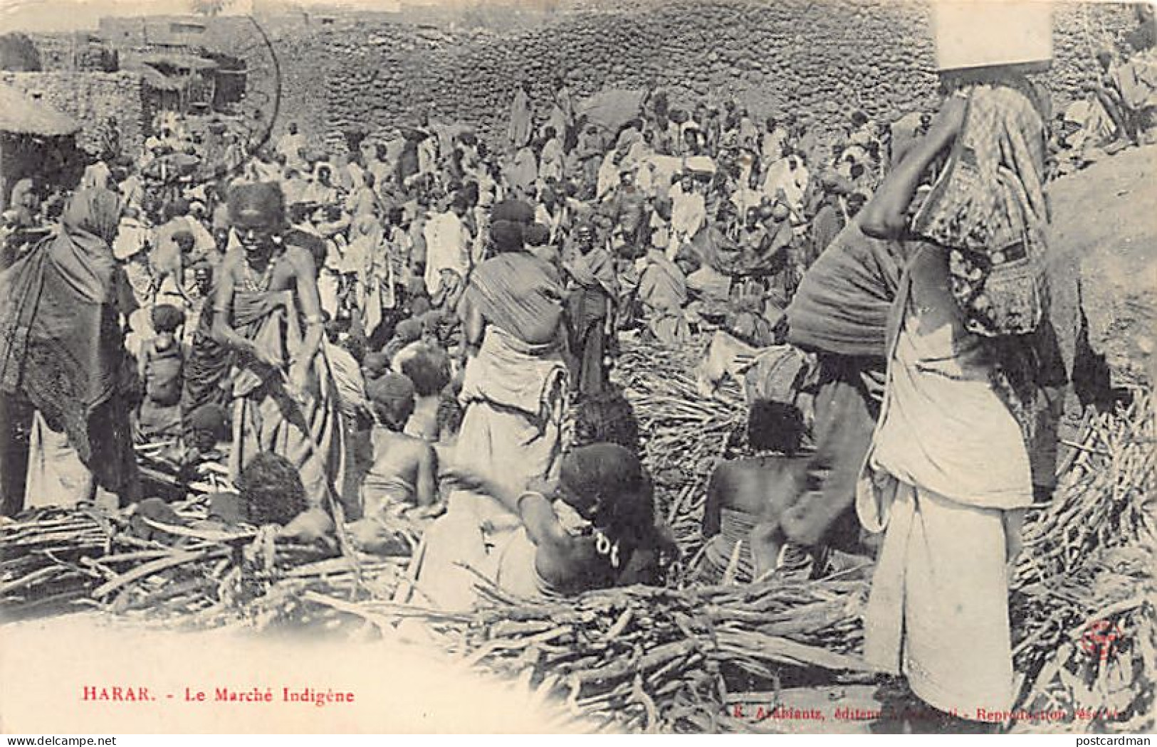 Ethiopia - HARAR - The Market - Publ. K. Arabiantz  - Ethiopia