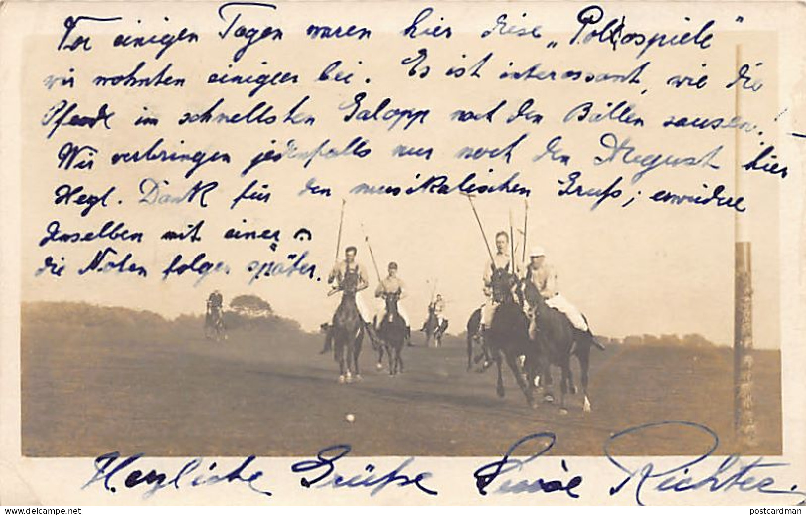 Usa - NARRAGANSETT PIER (RI) Polo Game - Year 1904 - REAL PHOTO - Other & Unclassified