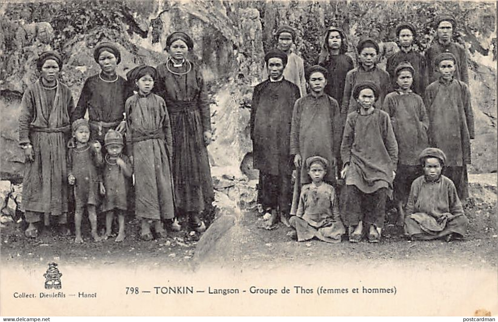 Viet-Nam - LANGSON - Groupe De Thos (femmes Et Hommes) - Ed. P. Dieulefils 798 - Viêt-Nam