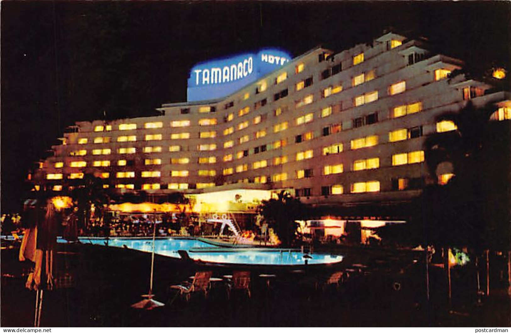 Venezuela - CARACAS - Piscina Hotel Tamanaco - Ed. Distr. Santiago 613 - Venezuela
