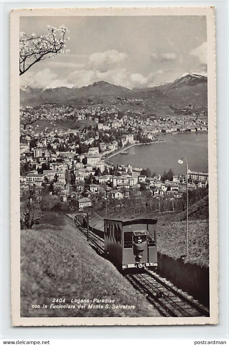 Svizzera - Lugano (TI) Paradisio - Funicolare Del Monte S. Salvatore - Ed. Ditta G. Mayr 2404 - Lugano