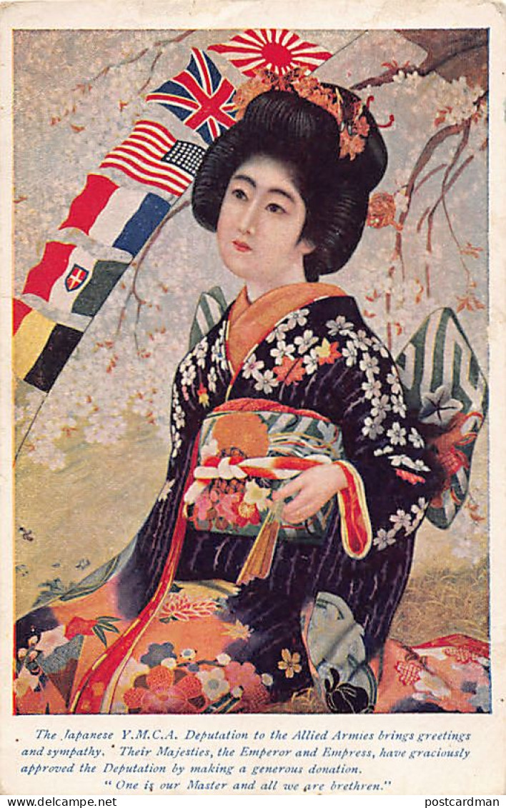 Japan - Geisha - The Japanese Y.M.C.A. Deputation To The Allied Armies - World War One - Andere & Zonder Classificatie