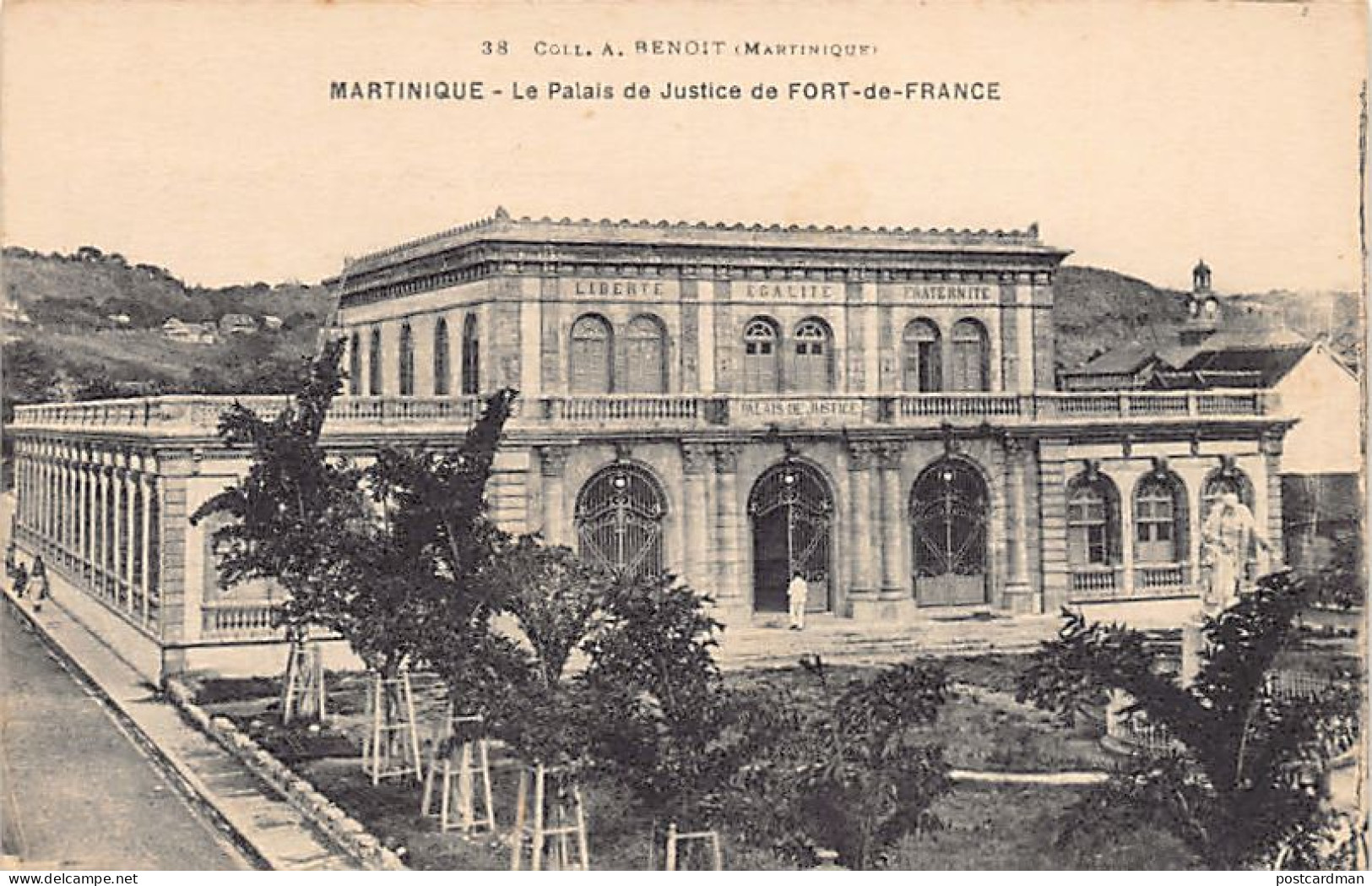 Martinique - FORT De FRANCE - Le Palais De Justice - Ed. A. Benoît 38 - Fort De France