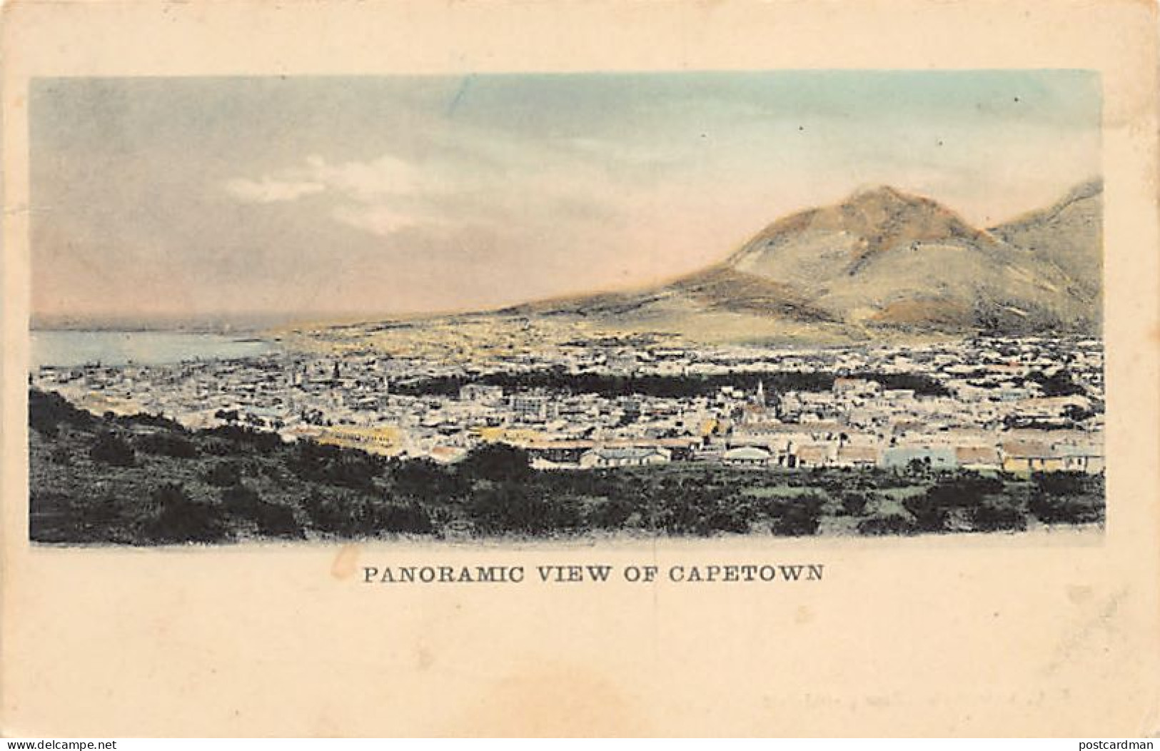 South Africa - CAPE TOWN - Panoramic View - Publ. C.A.W. Grün 84 - Südafrika