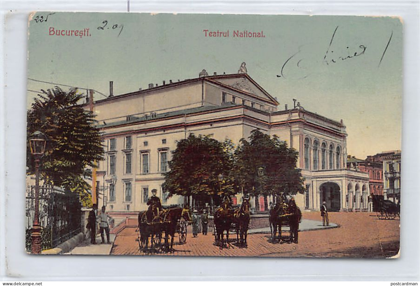 Romania - BUCUREȘTI - Teatrul National - SEE SCANS FOR CONDITION - Ed. Ad. Maier & D. Stern 1024 - Roumanie