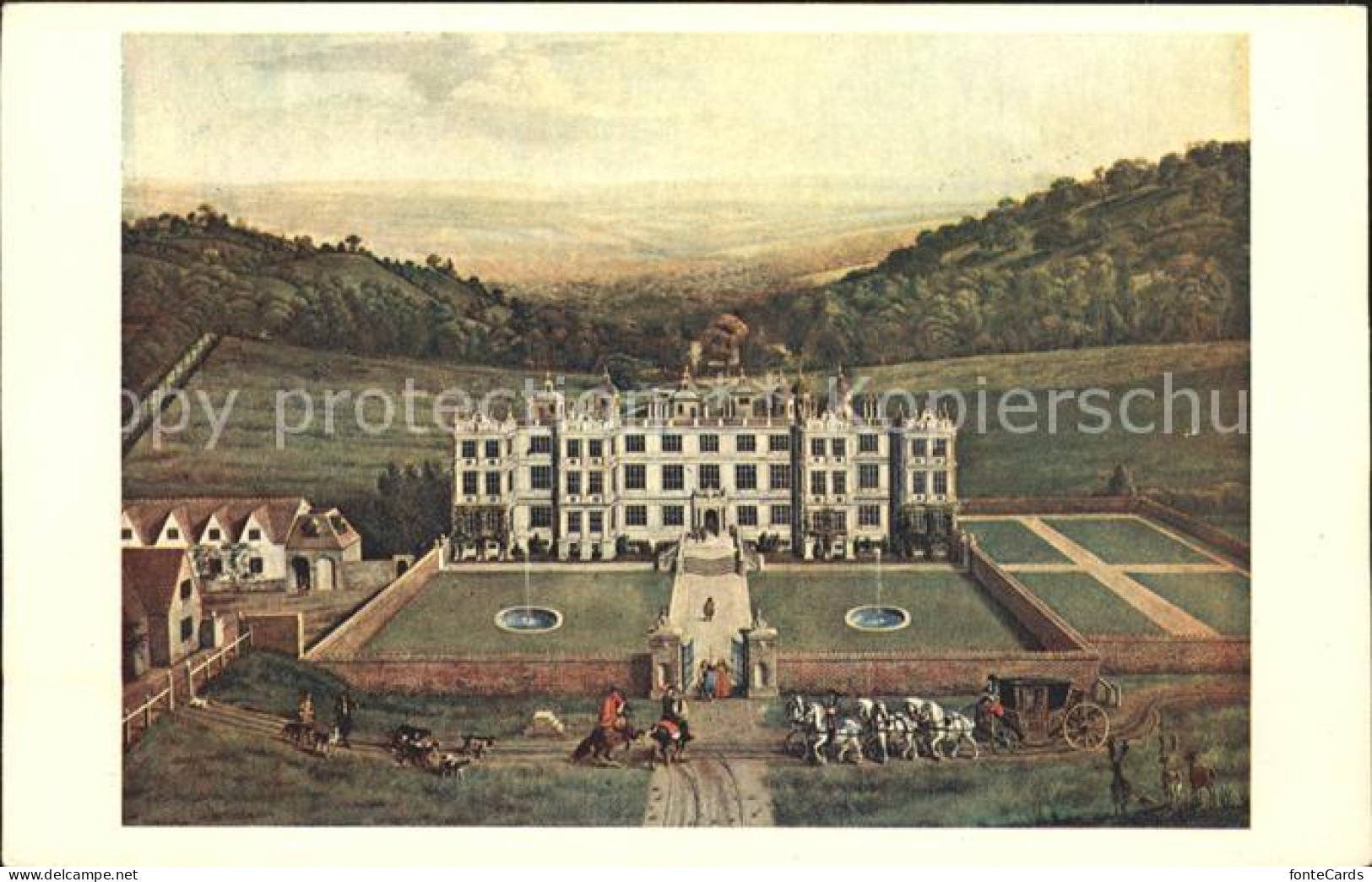11732616 Warminster West Wiltshire Longleat House Painting By Jan Siberechts 167 - Otros & Sin Clasificación