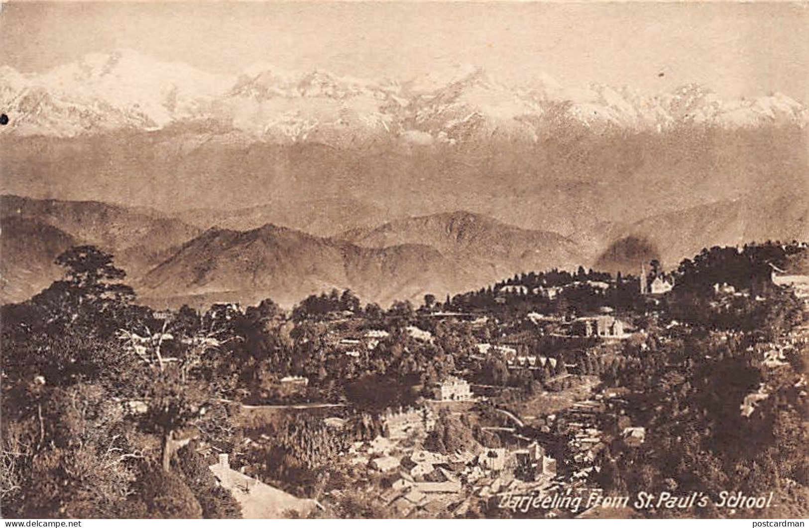 India - DARJEELING - From St. Paul's School - Publ. Unknown  - Inde