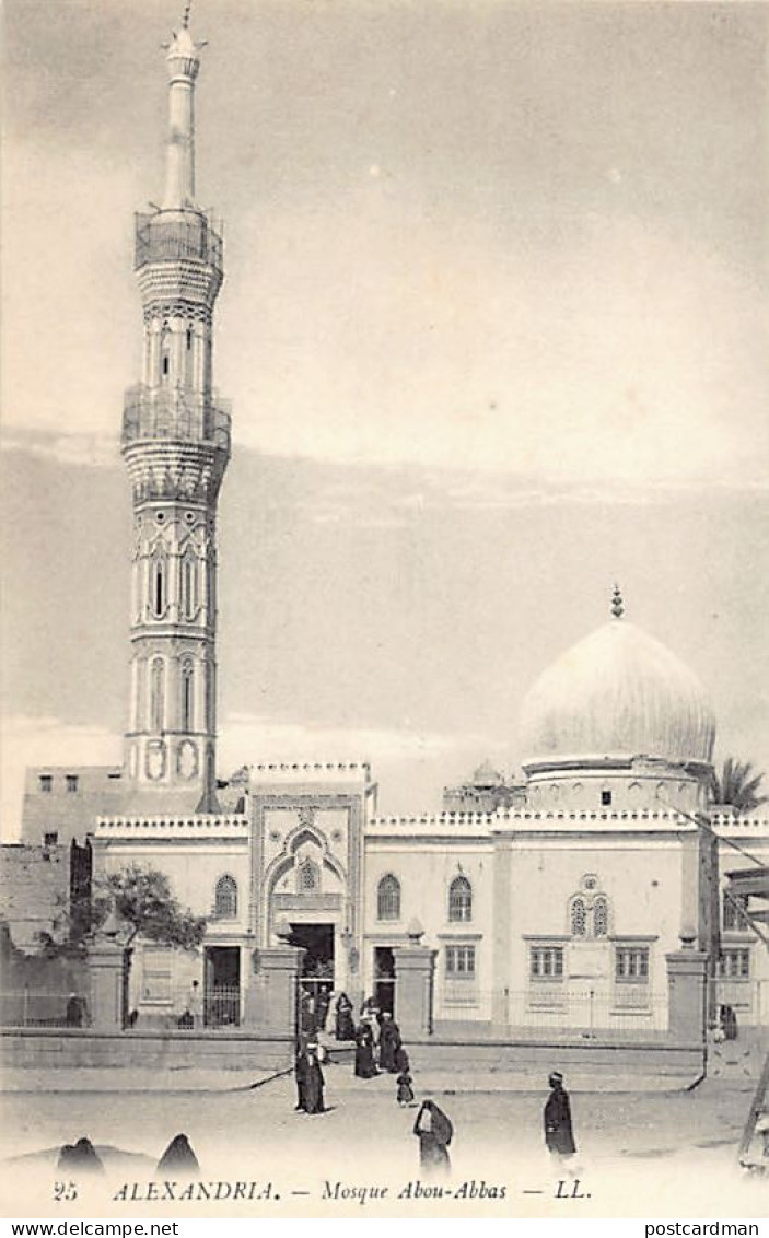 Egypt - ALEXANDRIA - Abu Al-Abbas Al-Mursi Mosque - Publ. LL Levy 25 - Other & Unclassified