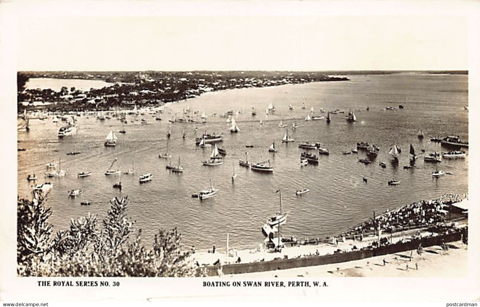 Australia - PERTH (WA) Boating On Swan River - Publ. A. J. Ratcliffe The Royal Series 30 - Perth