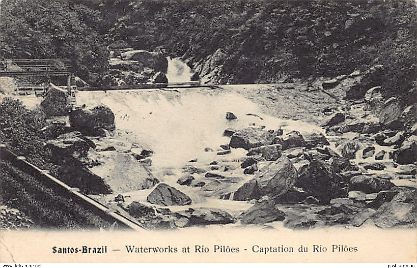 BRASIL Brazil - SANTOS - Waterworks At Rio Pilôes - Ed. Desconhecido  - Sonstige & Ohne Zuordnung