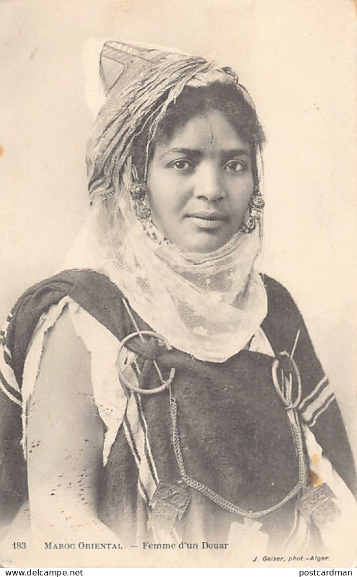 Maroc Oriental - Femme D'un Douar - Ed. J. Geiser 183 - Sonstige & Ohne Zuordnung