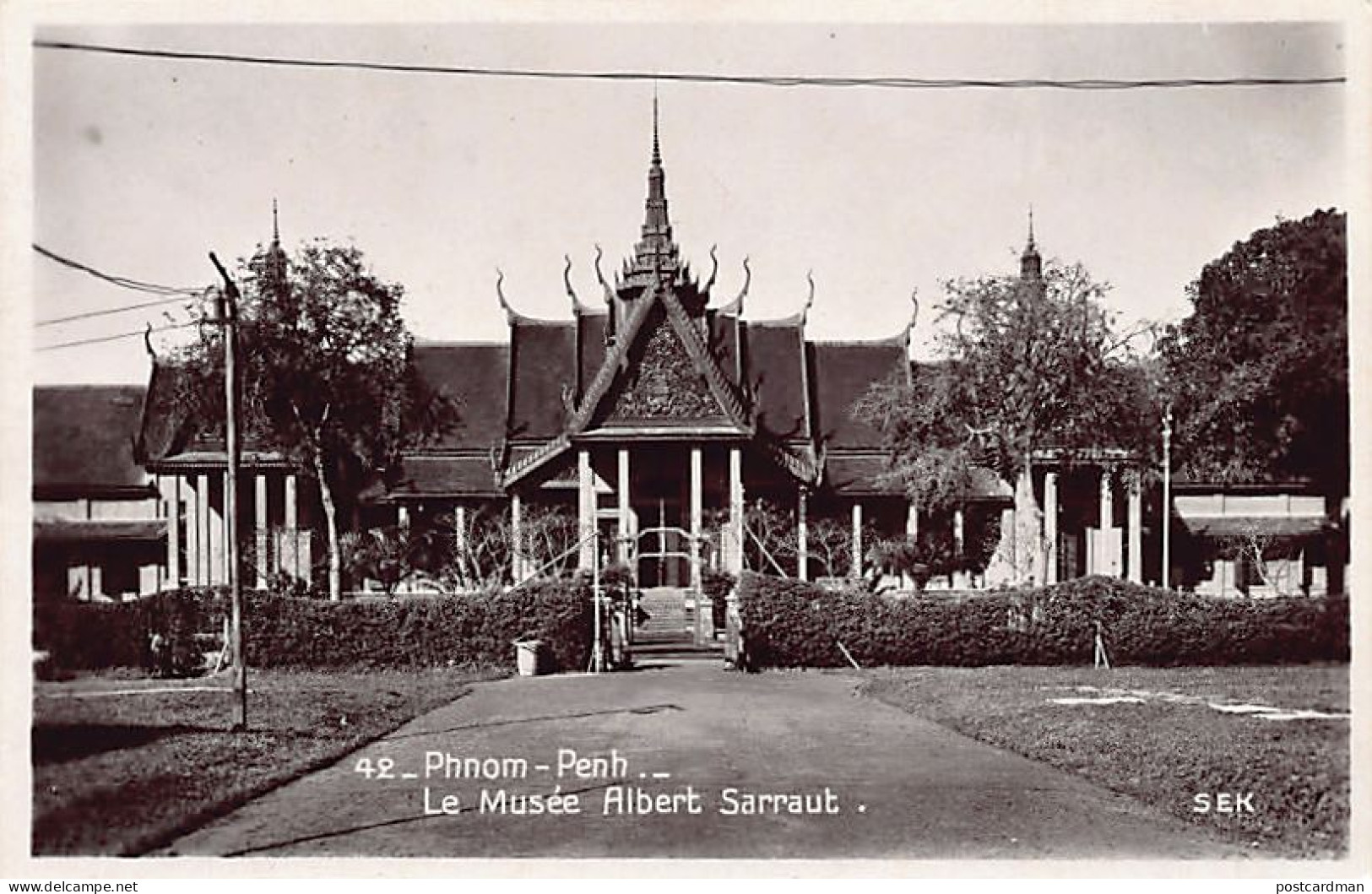Cambodge - PHNOM PENH - Le Musée Albert Sarrault - Ed. SEK 42 - Kambodscha