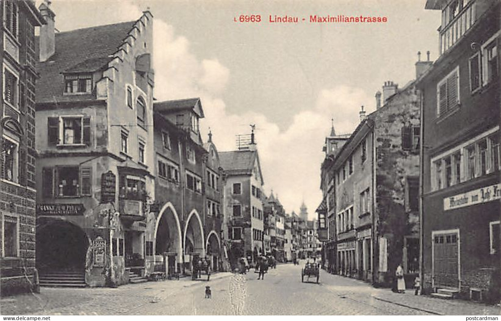 Deutschland - LINDAU - Maximilianstrasse - Verlag Photoglob 6963 - Lindau A. Bodensee