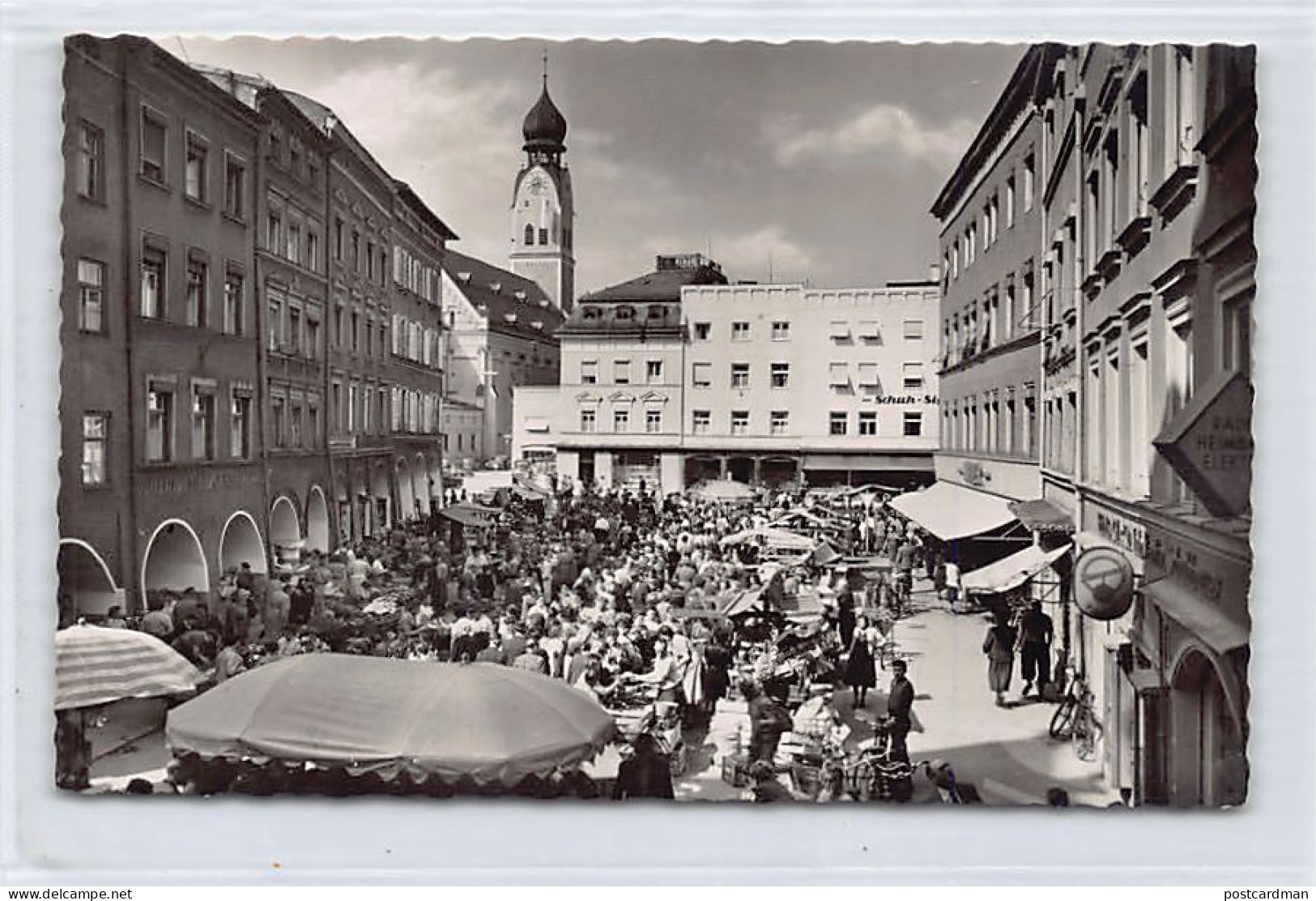 Rosenheim (BY) Ludwigsplatz Mit Markt - Rosenheim