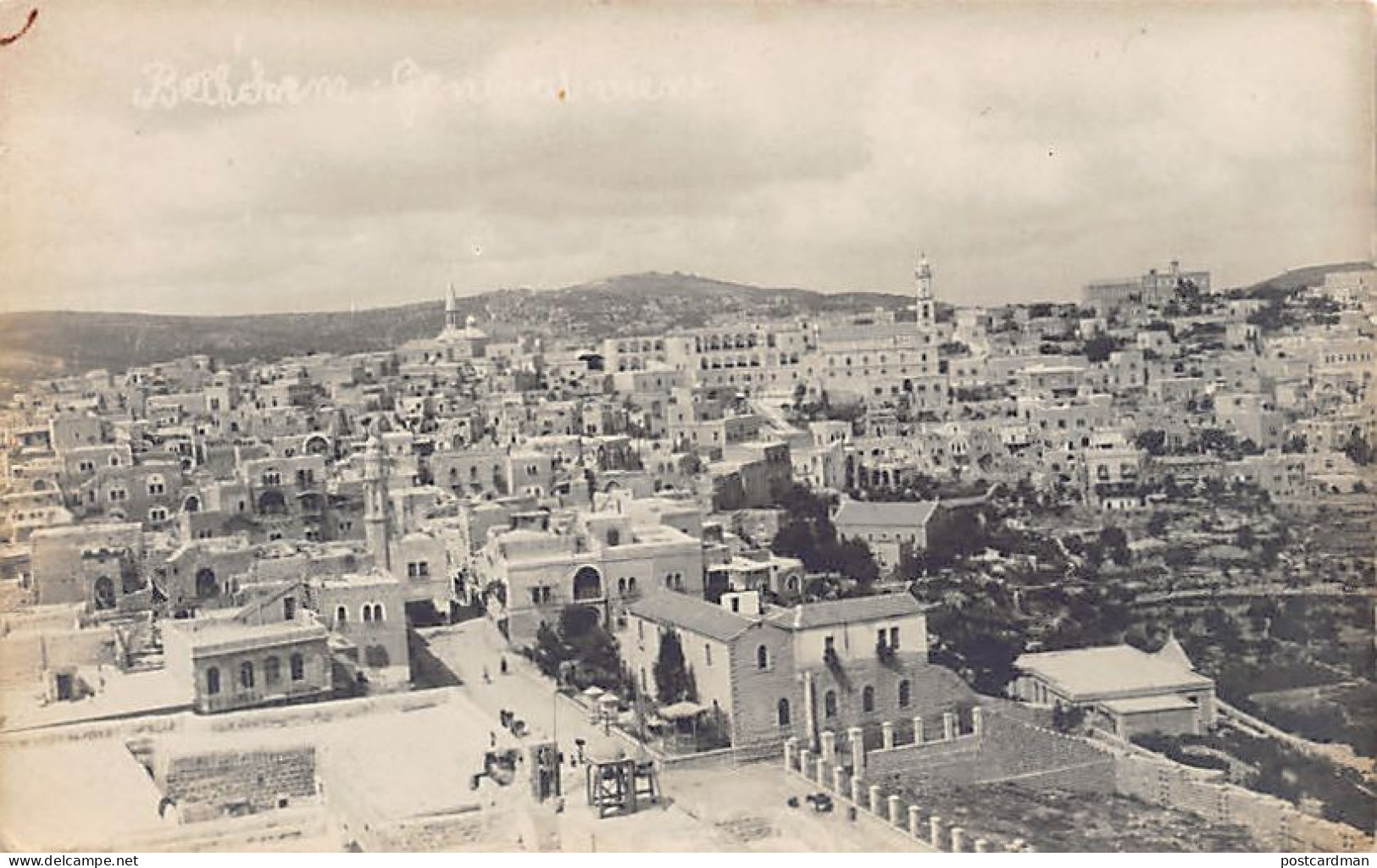 Palestine - BETHLEHEM - General View - REAL PHOTO - Publ. Unknwon  - Palestina