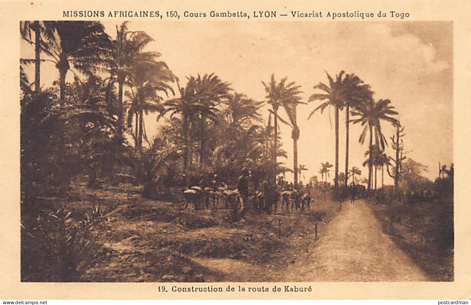 TOGO - Construction De La Route De Kaburé - Ed. Missions Africaines 19 - Togo