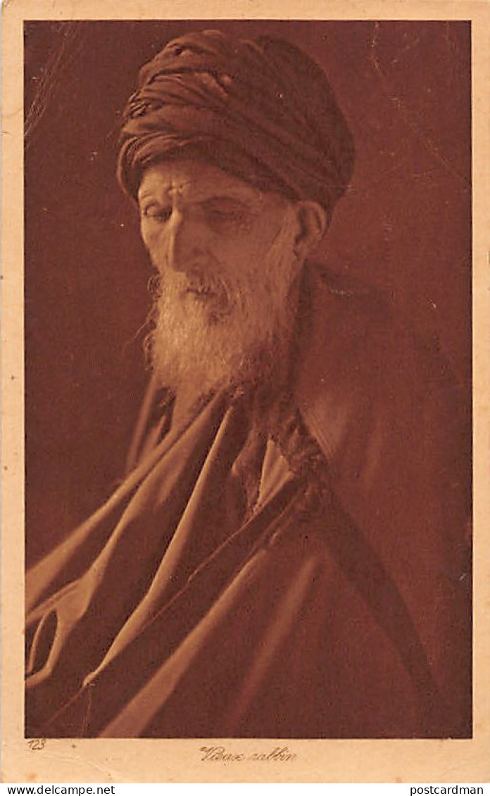 Judaica - Tunisie - Vieux Rabbin - Ed. Lehnert & Landrock 123 - Giudaismo