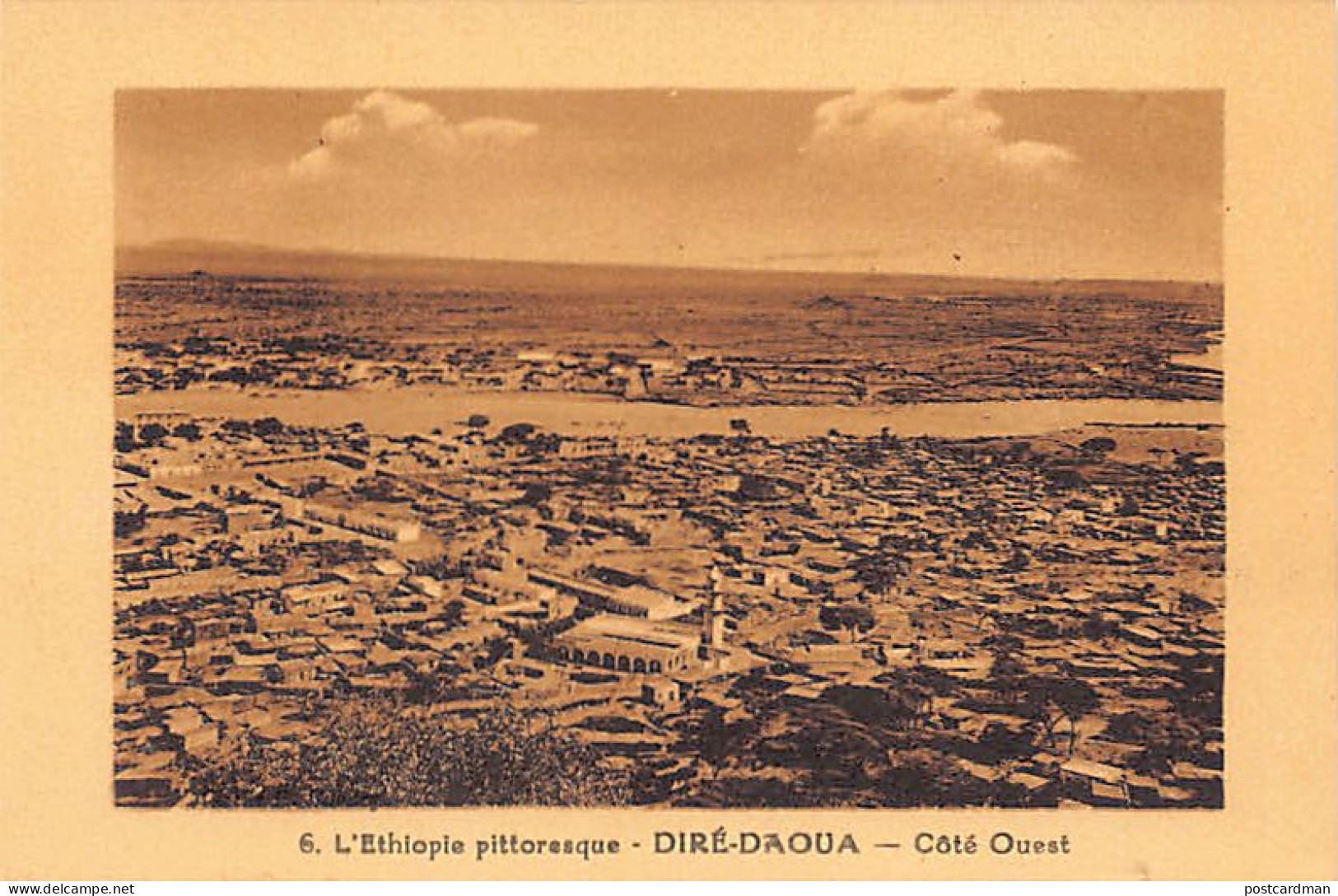 Ethiopia - DIRE DAWA - General View Of The West Side - Publ. Printing Works Of The Dire Dawa Catholic Mission - Photogra - Ethiopie