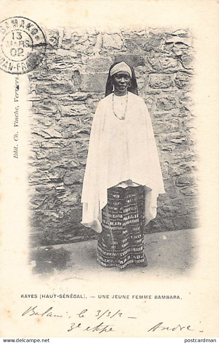 Mali - KAYES - Une Jeune Femme Bambara - Ed. Ch. Vinche  - Mali