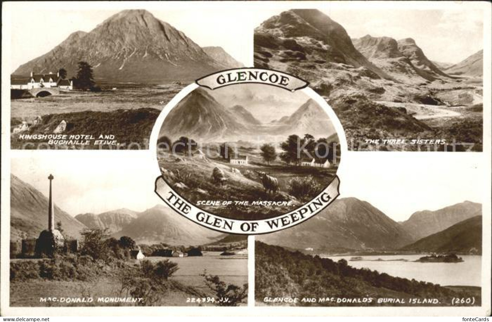 11732488 Glencoe Kingshouse Hotel Three Sisters Mac Donald Monument Island Valen - Other & Unclassified