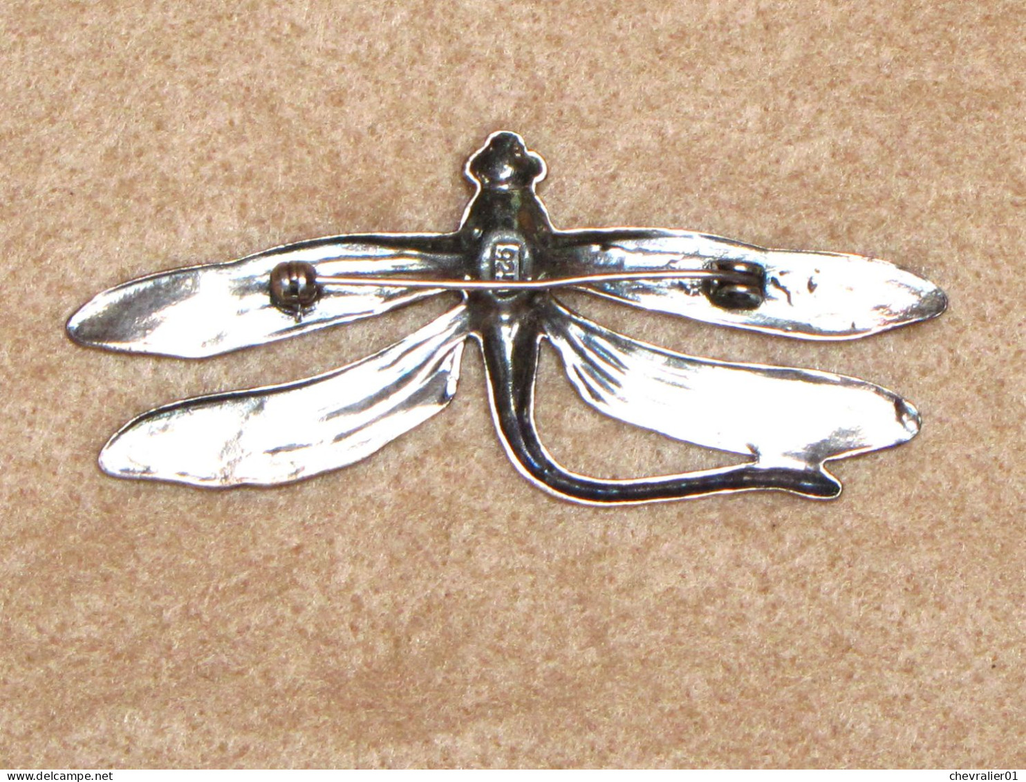 Bijoux-broche_46_Libellule-Dragonfly-Libelle &ndash; Argent 925 - Brochen
