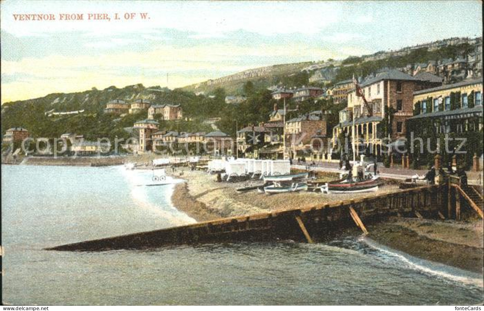 11732428 Ventnor Isle Of Wight View From Pier Shanklin - Other & Unclassified