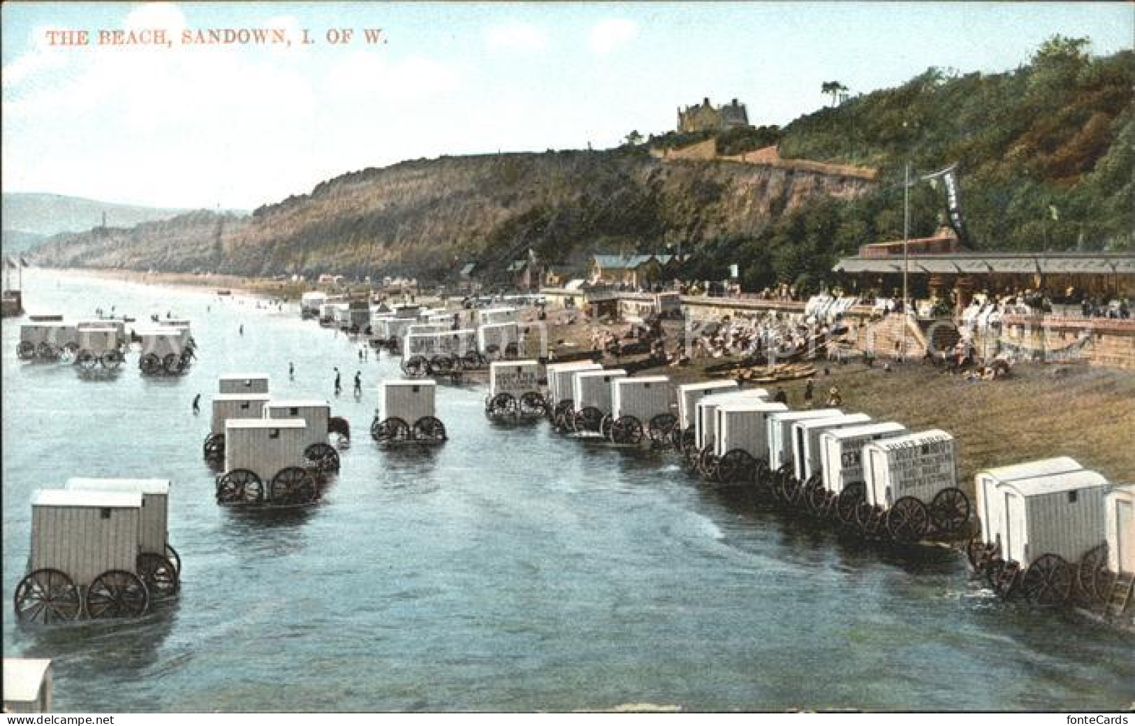 11732422 Sandown Isle Of Wight Beach Bath Cabines Isle Of Wight - Altri & Non Classificati